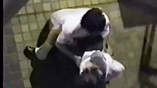Fodido Japonês coroas trepando buceta peluda.
